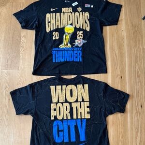 Limited Edition OKC Thunder Championship “WON FOR THE CITY” Shirt - All sizes